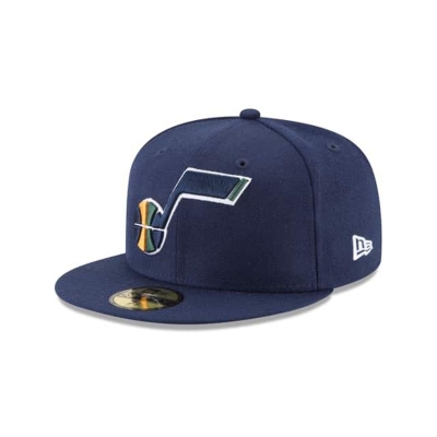 Utah Jazz Gorra | New Era NBA Wool Standard 59fifty Fitted Cap Mexico - Azules